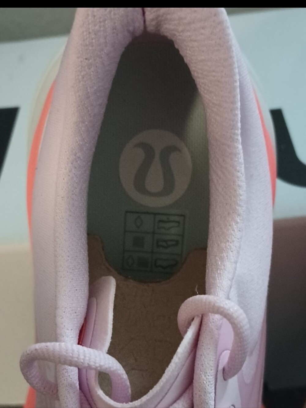 lululemon athletica Pink and Coral Womens Running Sneakers - Picture 8 of 10